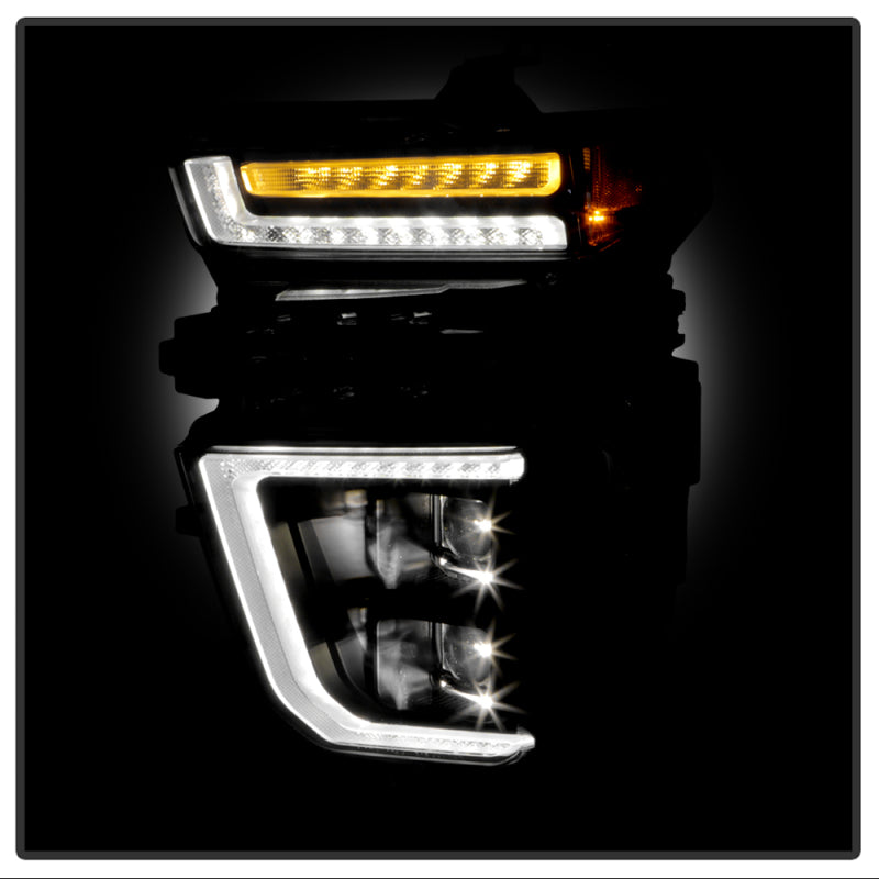 Spyder Chevy Silverado 20-23 HD 2500/3500 High-Power LED Module - Black (PRO-YD-CSHD20AP-SEQ-BK) SPYDER