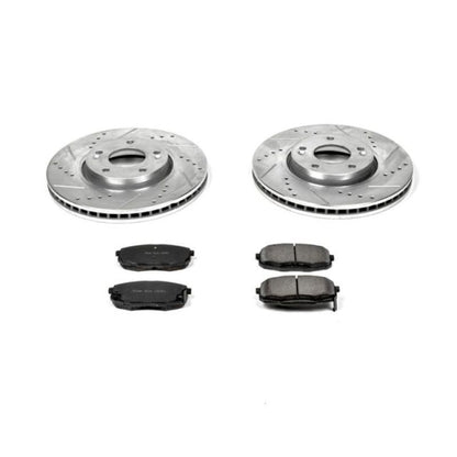 Power Stop 10-13 Kia Forte Front Z23 Evolution Sport Brake Kit PowerStop