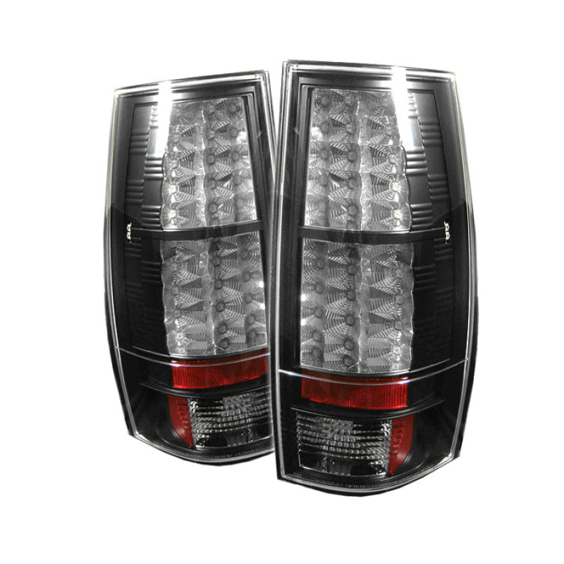 Spyder Chevy Suburban/GMC Yukon/Yukon Denali 07-14 LED Tail Lights Blk ALT-YD-CSUB07-LED-BK SPYDER