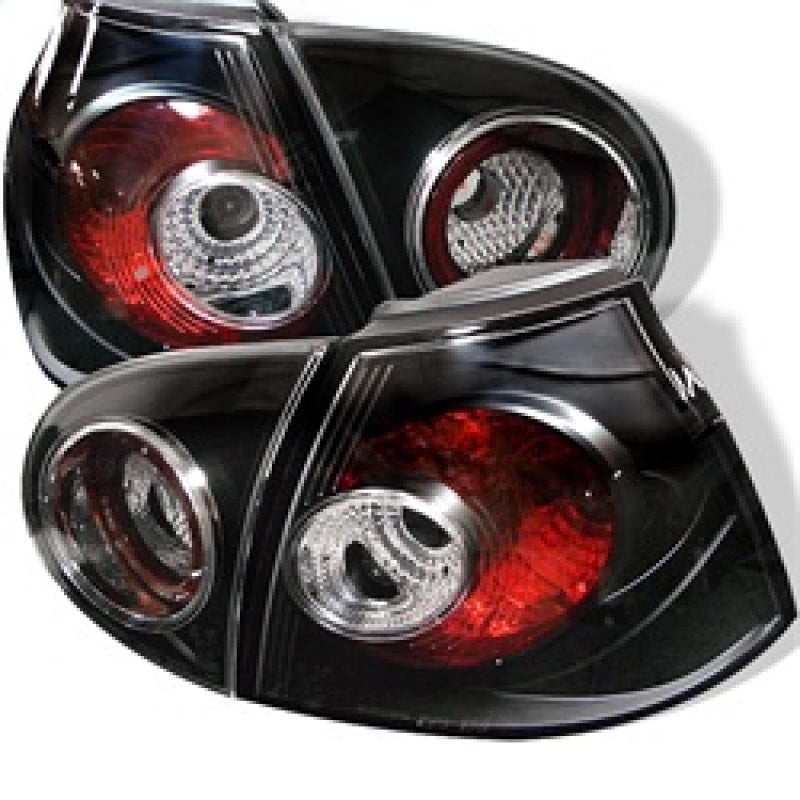 Spyder Volkswagen Golf V 06-09 Euro Style Tail Lights Black ALT-YD-VG03-BK SPYDER