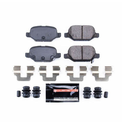 Power Stop 12-17 Fiat 500 Rear Z23 Evolution Sport Brake Pads w/Hardware PowerStop