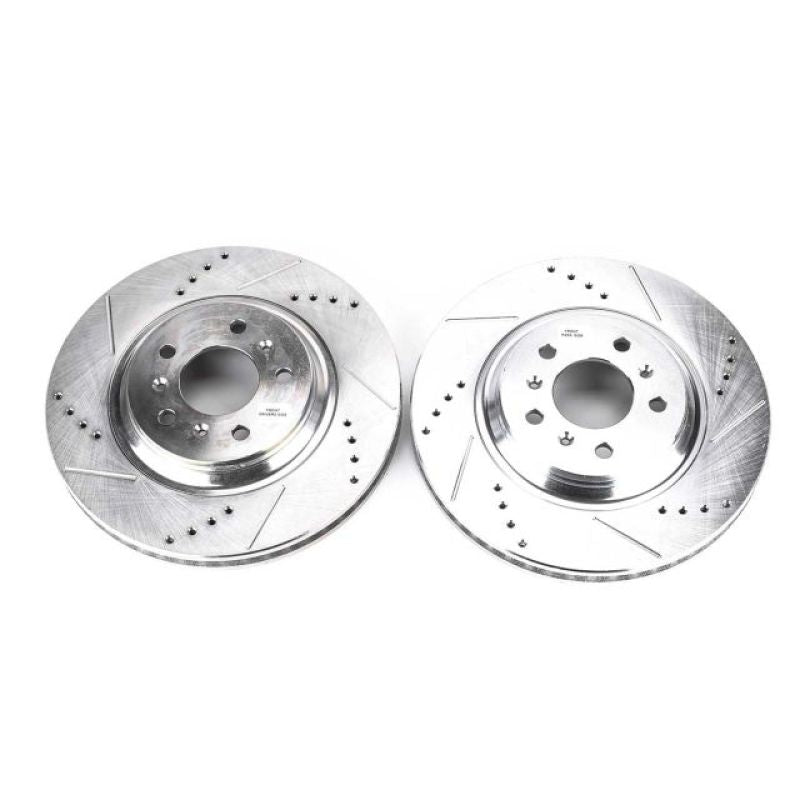 Power Stop 08-09 Buick Allure Front Evolution Drilled & Slotted Rotors - Pair PowerStop