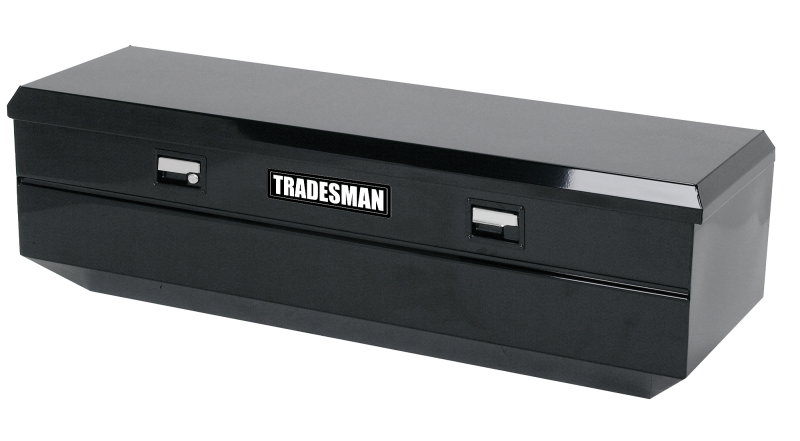 Tradesman Steel Flush Mount Truck Tool Box (48in.) - Black Tradesman