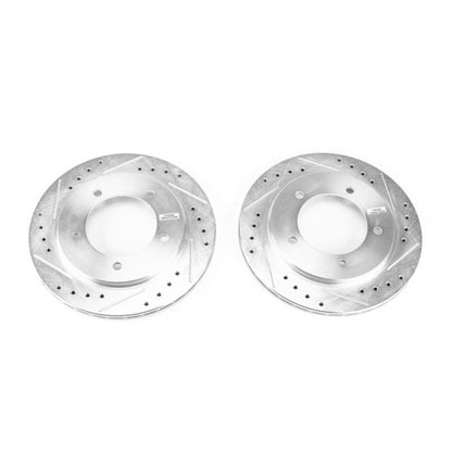 Power Stop 99-04 Chevrolet Tracker Front Evolution Drilled & Slotted Rotors - Pair PowerStop