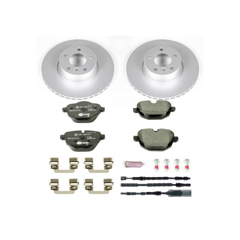 Power Stop 11-17 BMW X3 Rear Euro-Stop Brake Kit PowerStop