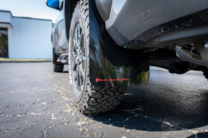 Rally Armor 2025+ Toyota 4Runner Black UR Mud Flap w/ Metallic Black Logo