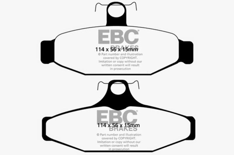 EBC YellowStuff Rear Brake Pads - DP41165R EBC