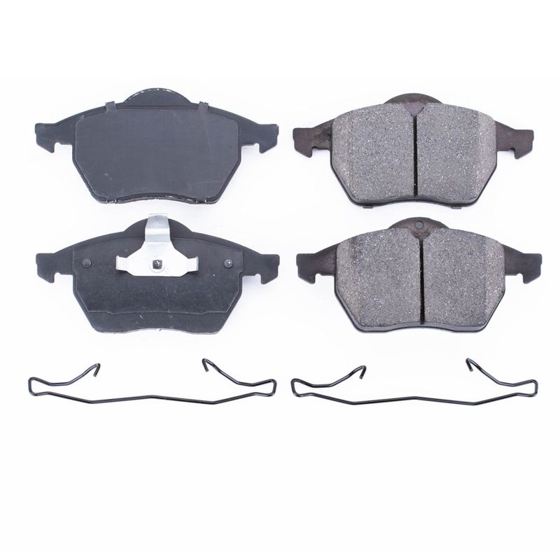 Power Stop 96-99 Audi A4 Front Z17 Evolution Ceramic Brake Pads w/Hardware PowerStop