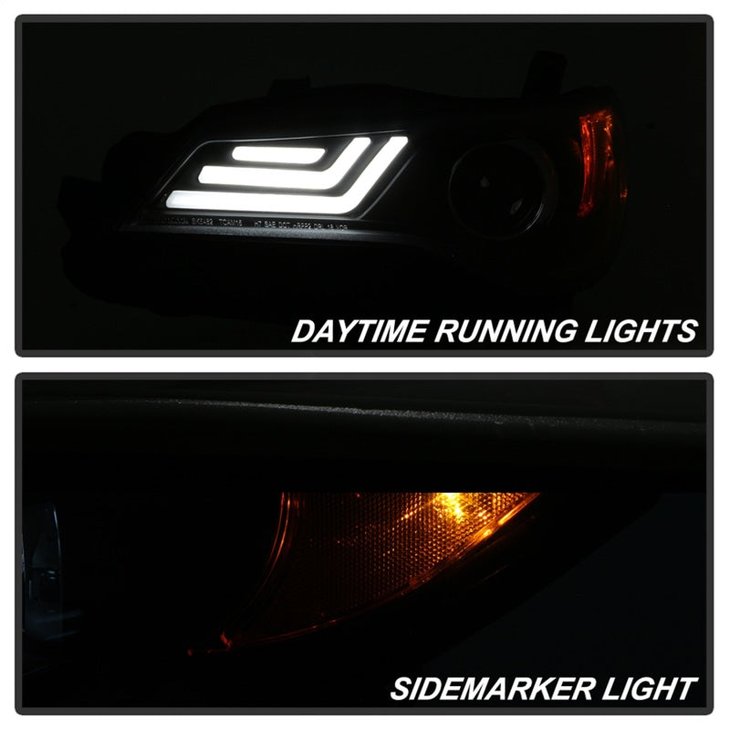 Spyder 15-17 Toyota Camry Projector Headlights - Black (PRO-YD-TCAM15-LB-BK) SPYDER