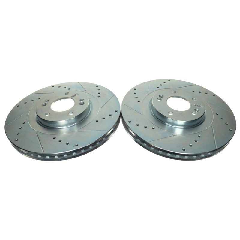 Power Stop 20-22 Kia Telluride Front Drilled & Slotted Rotor (Pair) PowerStop