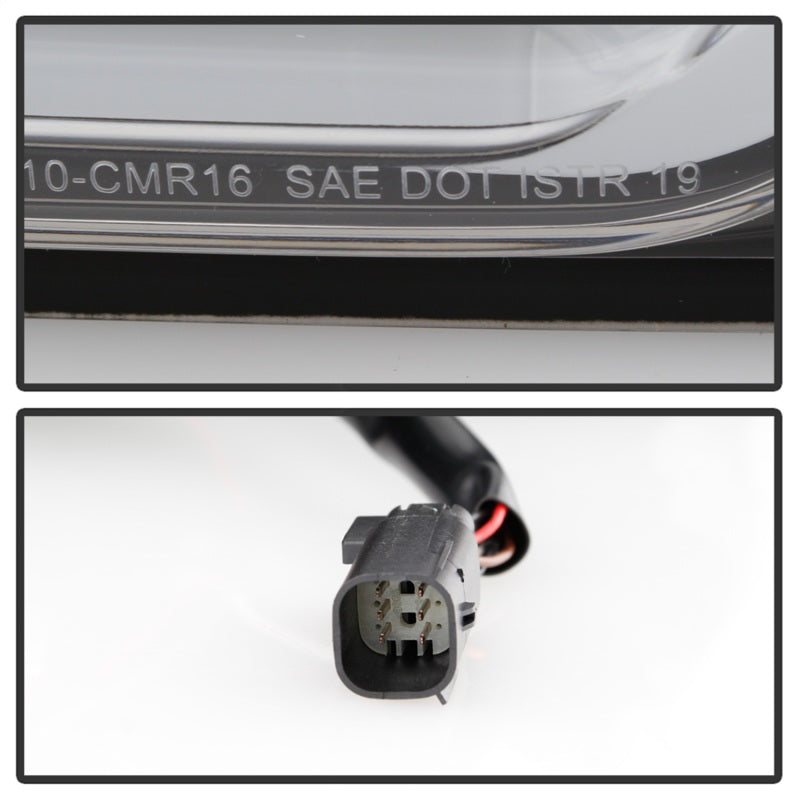 Spyder Chevy Camaro 16-18 (Do Not Fit Halogen Model) LED Tail Lights Chrome ALT-YD-CCAM16LED-SEQ-C SPYDER