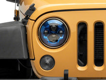 Load image into Gallery viewer, Raxiom 07-18 Jeep Wrangler JK 7-In LED Headlights- BlueHousing- Clear Lens