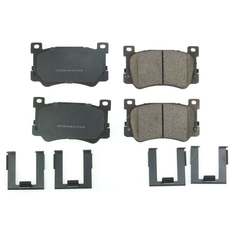 Power Stop 17-19 Genesis G90 Front Z17 Evolution Ceramic Brake Pads w/Hardware PowerStop