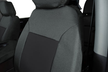 Covercraft 21-25 F150 XL Regular Cab Endura PrecisionFit Custom Front Row Seat Covers - Charcoal/Blk