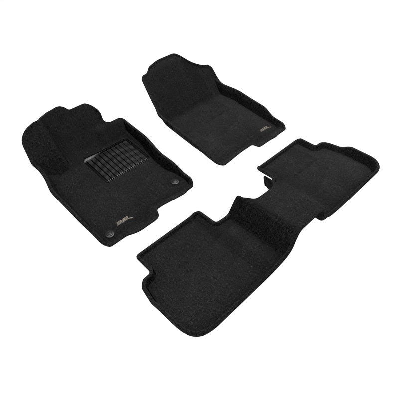 3D MAXpider ELEGANT 1st & 2nd Row Carpet Floor Mats for Honda Civic 2022-2027 - L1HD11904709