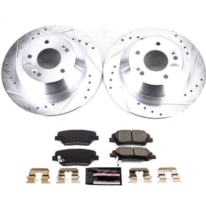 Power Stop 2019 Hyundai Santa Fe XL Rear Z23 Evolution Sport Brake Kit PowerStop