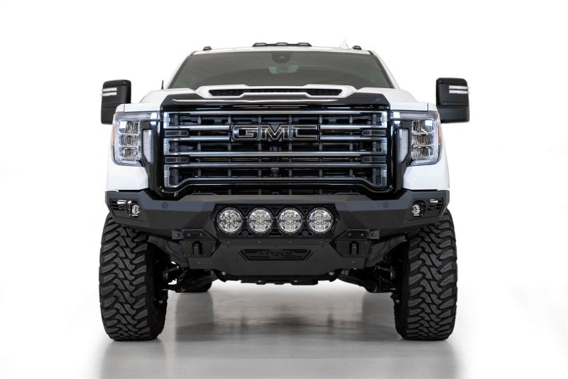 Addictive Desert Designs 20-23 GMC Sierra 2500/3500 Bomber Front Bumper - Black Addictive Desert Designs