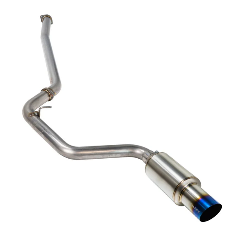 Remark 08-14 Subaru WRX / STI Hatch Cat-Back Exhaust R1 Spec Single Exit Titanium Remark