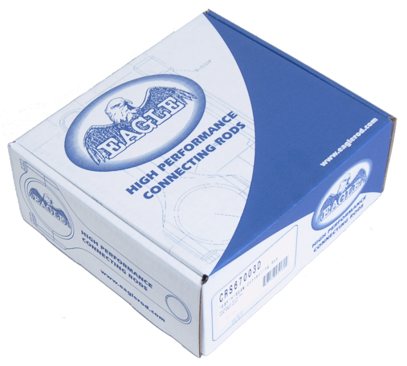 Eagle Chevrolet Big Block 6.700in Length Forged 4340 Steel H-Beam Rods - Set of 8