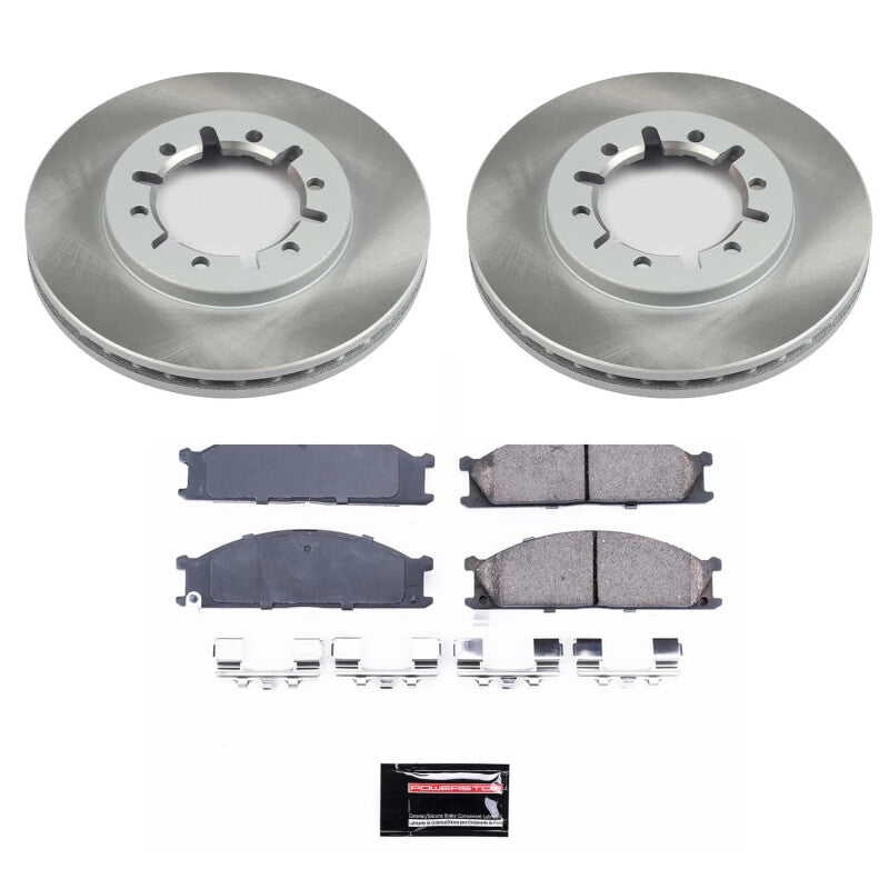 Power Stop 98-04 Nissan Frontier Front Semi-Coated Rotor Kit PowerStop