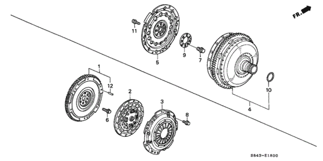 Genuine OEM Honda Clutch Flywheel Bolt (90011-PH3-000) X1