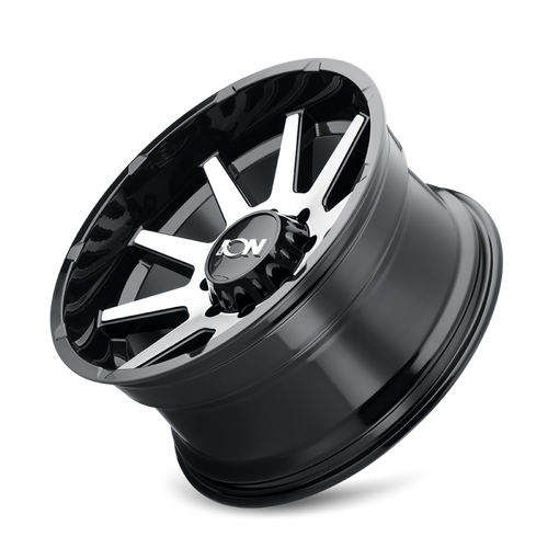 ION Type 147 17x9 / 8x170 BP / 0mm Offset / 125.2mm Hub Black/Machined Wheel