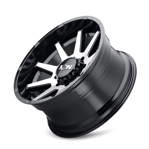 ION Type 147 20x9 / 8x170 BP / 0mm Offset / 125.2mm Hub Black/Machined Wheel