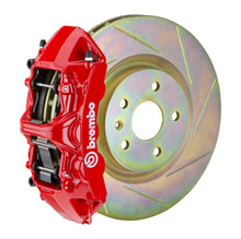 Load image into Gallery viewer, Brembo 10-15 Camaro V6 Front GT BBK 6 Piston Cast 355x32 1pc Rotor Slotted Type-1-Red