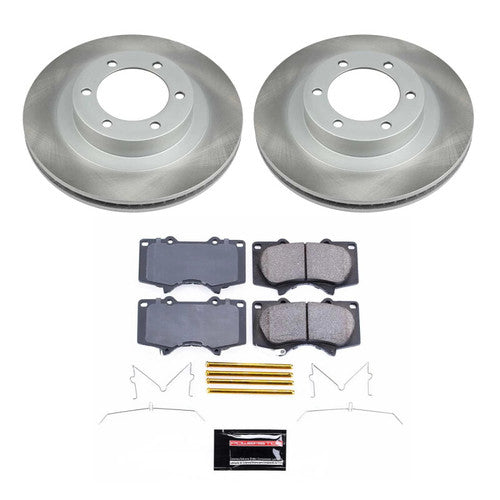 Power Stop 03-09 Toyota 4Runner Front and Rear Semi-Coated Rotor Kit