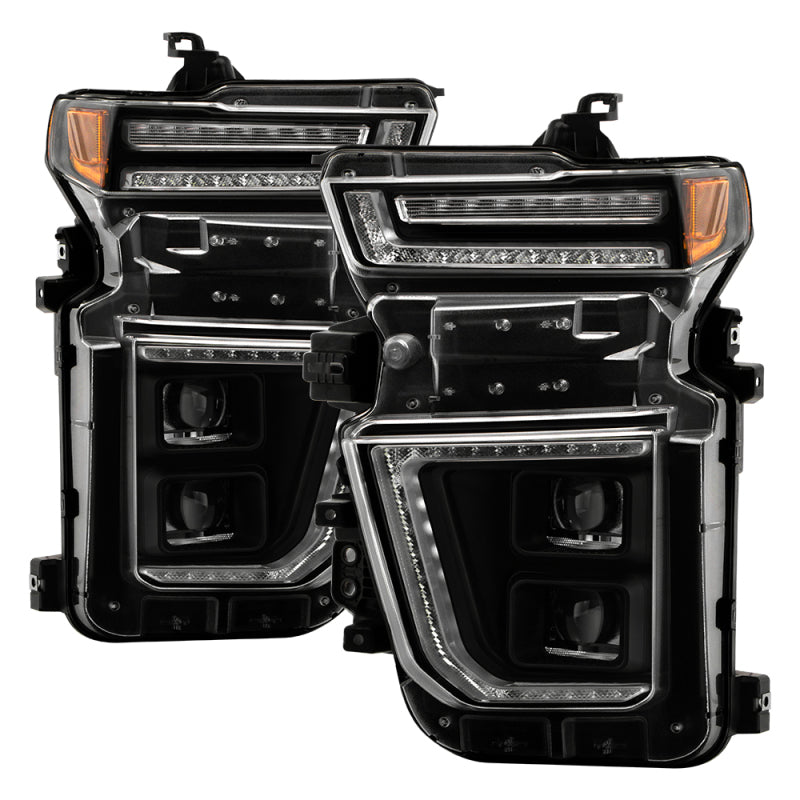 Spyder Chevy Silverado 20-23 HD 2500/3500 High-Power LED Module - Black (PRO-YD-CSHD20AP-SEQ-BK) SPYDER