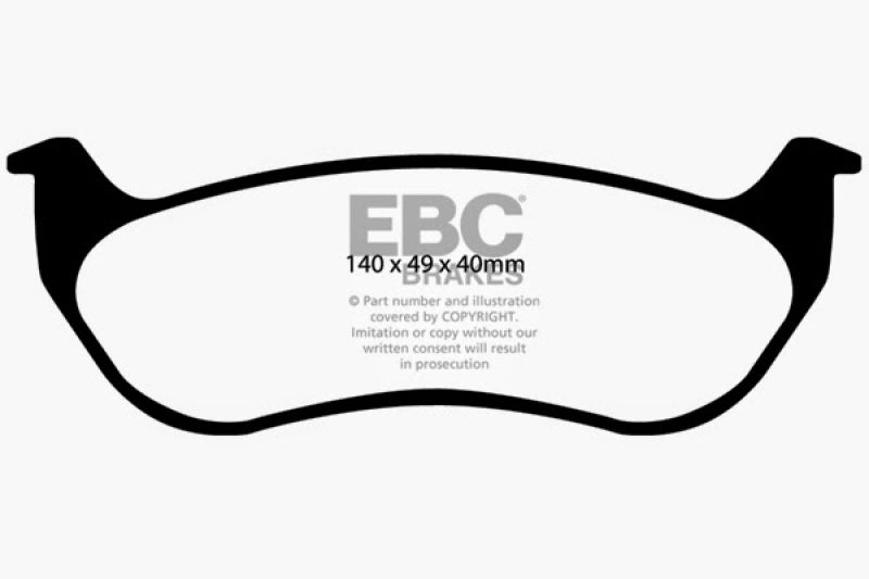 EBC GreenStuff Rear Brake Pads - DP61673