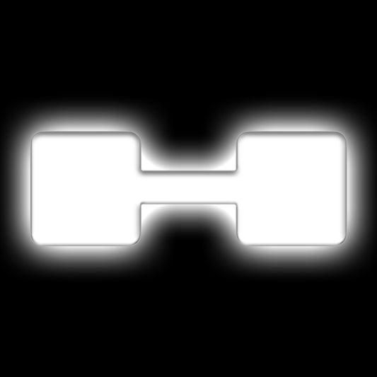 ORACLE Lighting Universal Illuminated LED Letter Badges - Matte White Surface Finish - H