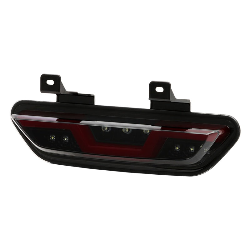 Spyder 15-16 Ford Mustang LED Reverse Lights - Black Smoke w/ Red Bar (ALT-YD-FM15RED-REV-BSM) SPYDER