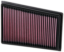 Load image into Gallery viewer, K&amp;N 07-11 Nissan 1.125in H x 9.063in L x 6.438in W Replacement Air Filter