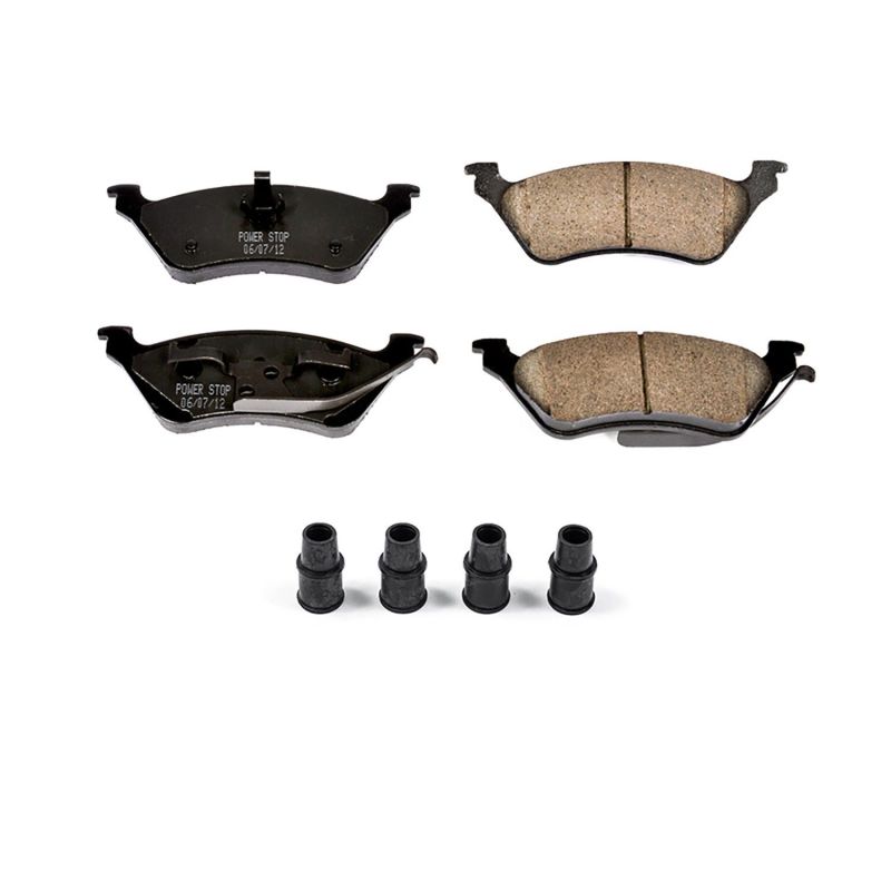 Power Stop 01-07 Chrysler Town & Country Rear Z17 Evolution Ceramic Brake Pads w/Hardware PowerStop
