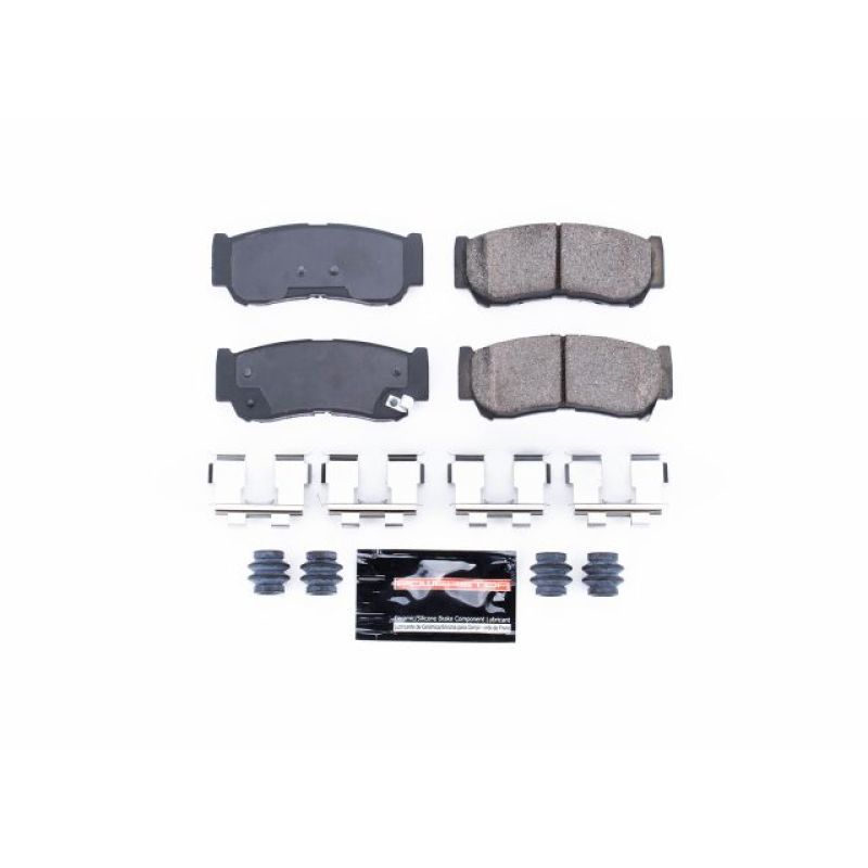 Power Stop 07-09 Hyundai Santa Fe Rear Z23 Evolution Sport Brake Pads w/Hardware PowerStop