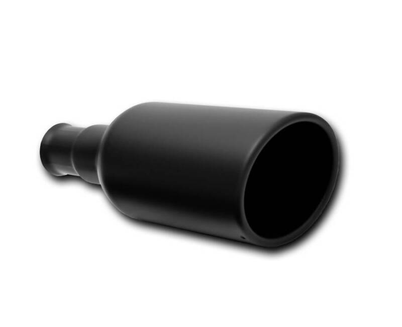 Gibson Black Ceramic Rolled Edge Angle Exhaust Tip for 09-22 Ram 1500 Factory Dual Exhuast Gibson