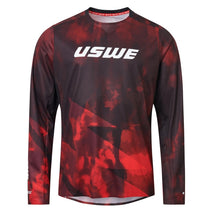 Load image into Gallery viewer, USWE Rok Off-Road Air Jersey Adult Flame Red - M
