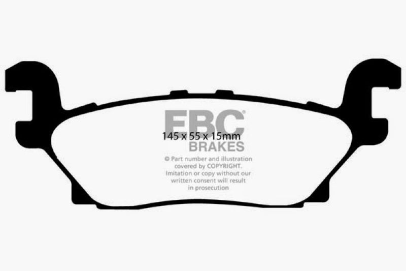 EBC YellowStuff Rear Brake Pads - DP41760R EBC