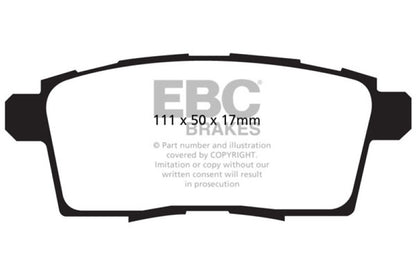 EBC YellowStuff Rear Brake Pads - DP41795R EBC