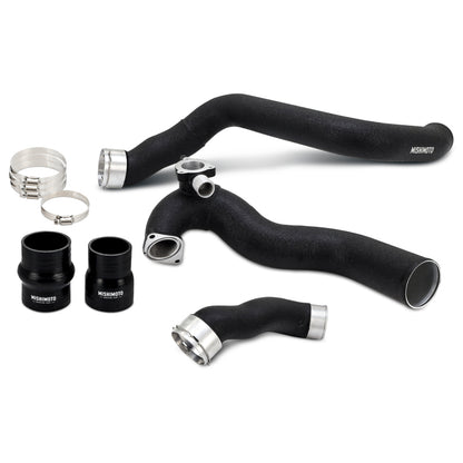 Mishimoto 2024+ Ford Mustang EcoBoost Charge Pipes -  Wrinkle Black
