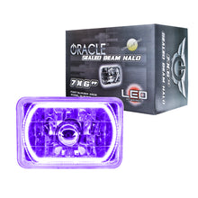 Load image into Gallery viewer, Oracle Pre-Installed Lights 7x6 IN. Sealed Beam - UV/Purple Halo