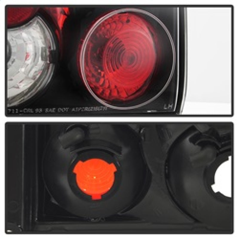 Spyder Toyota Corolla 93-97 Euro Style Tail Lights Black ALT-YD-TC93-BK SPYDER