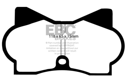 EBC RedStuff Front Brake Pads - DP3180C EBC