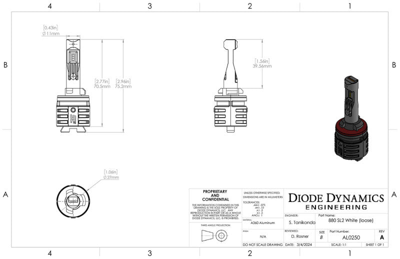 Diode Dynamics 880/881 White SL2 LED Bulbs (pair) Diode Dynamics