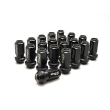 Load image into Gallery viewer, Wheel Mate Muteki Open End Lug Nuts - Black Chrome - 12x1.25 - 45mm