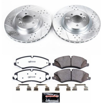 Power Stop 10-13 Land Rover Range Rover Sport Front Z36 Truck & Tow Brake Kit PowerStop