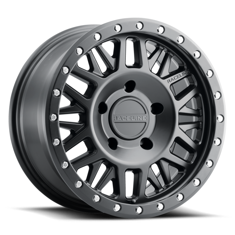 Raceline 951B Ryno 18x9in / 6x139.7 BP / 18mm Offset / 106.1mm Bore - Satin Black Wheel