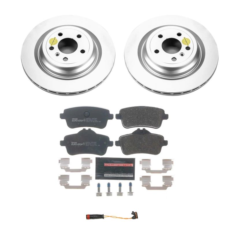 Power Stop 2018 Mercedes-Benz GLE350 Rear Euro-Stop Brake Kit PowerStop