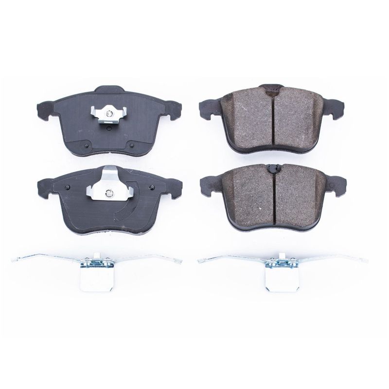 Power Stop 06-11 Saab 9-3 Front Z17 Evolution Ceramic Brake Pads w/Hardware PowerStop